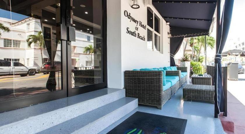南海滩奥德赛公寓酒店 迈阿密海滩 外观 照片